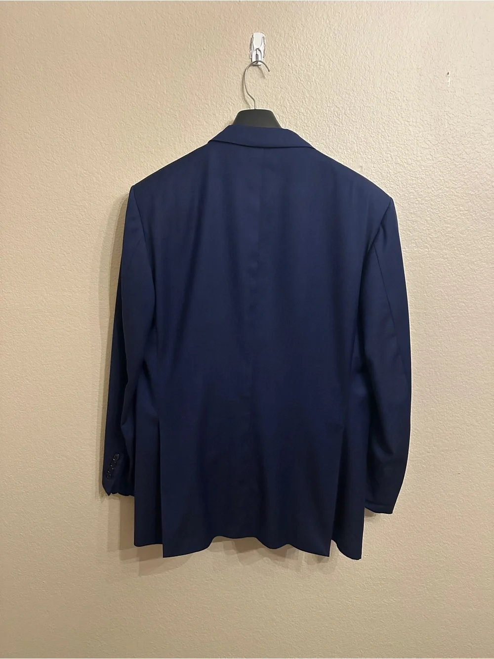 Zilli Blue 100% Wool Made in Italy Suit EU 52 US 42R Luxury Designer